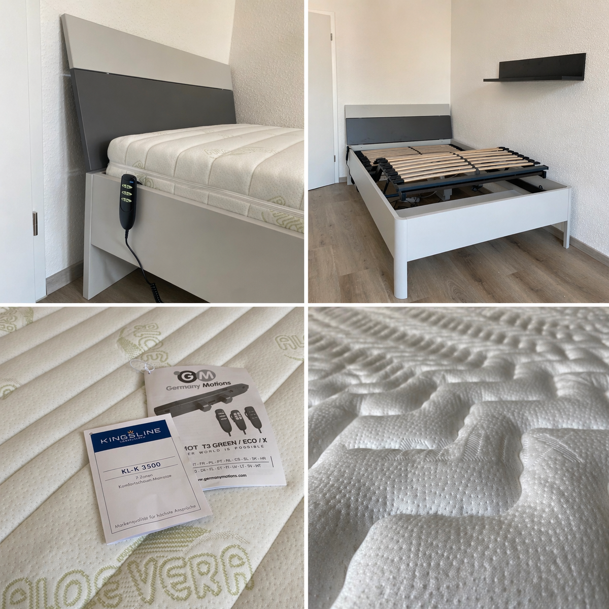 Zwei Schlafzimmer in Gelsenkirchen: Bettlösungen für unterschiedliche Anforderungen