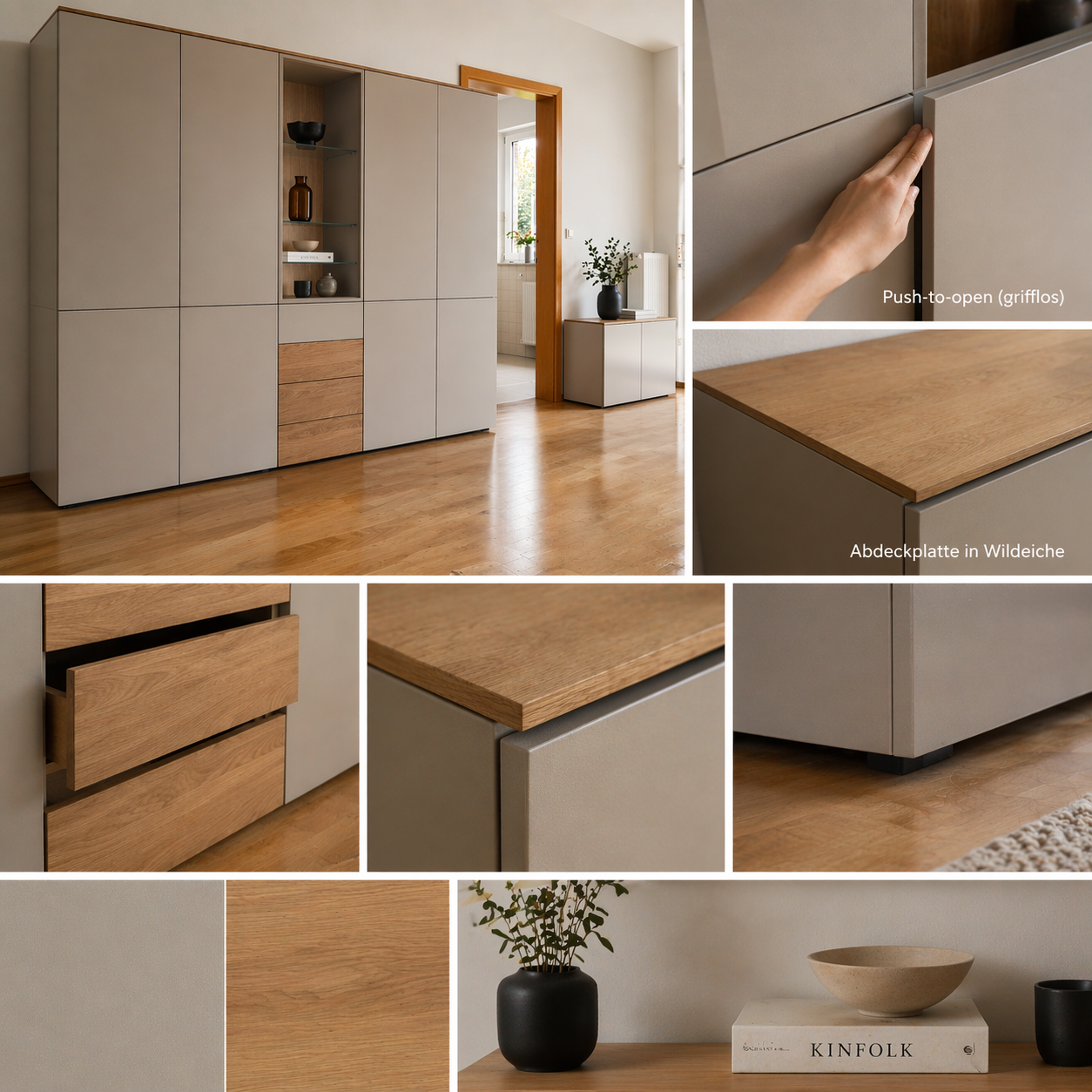 Wohnwand CUBO | moderne Design Wohnkombination