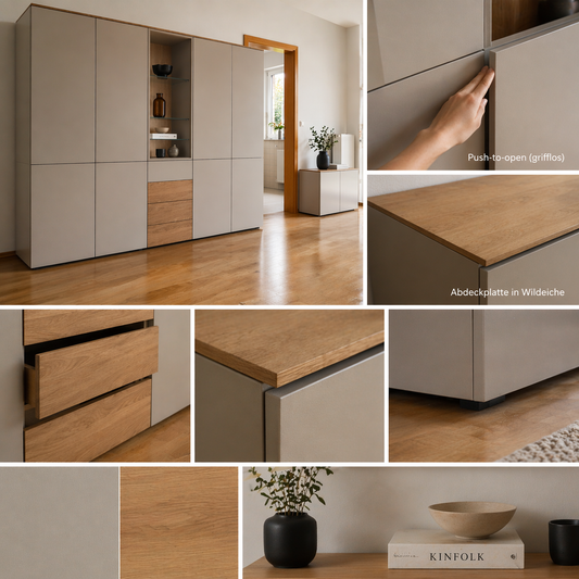 Wohnwand CUBO | moderne Design Wohnkombination