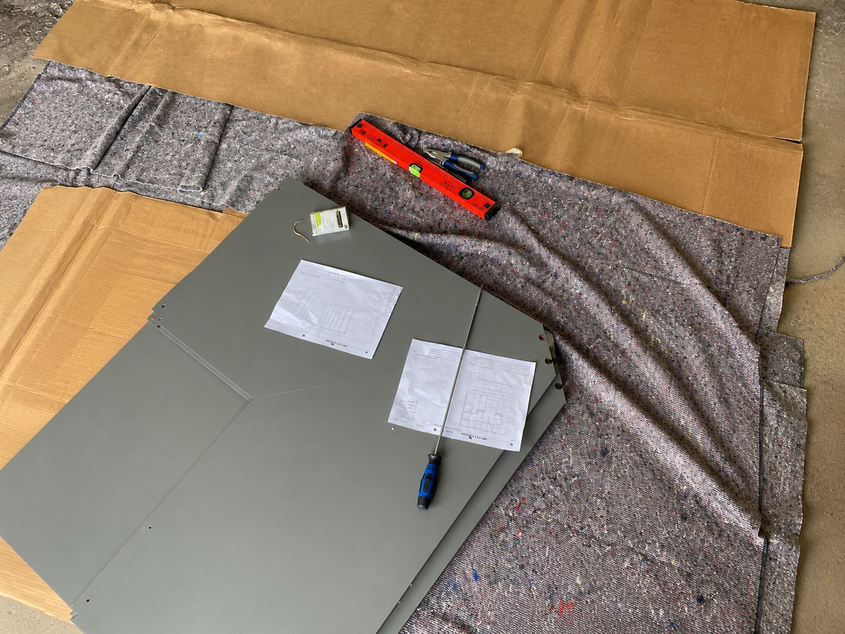 Schlafzimmer in Bochum: Eckschrank und Bettanlage nach der Renovierung