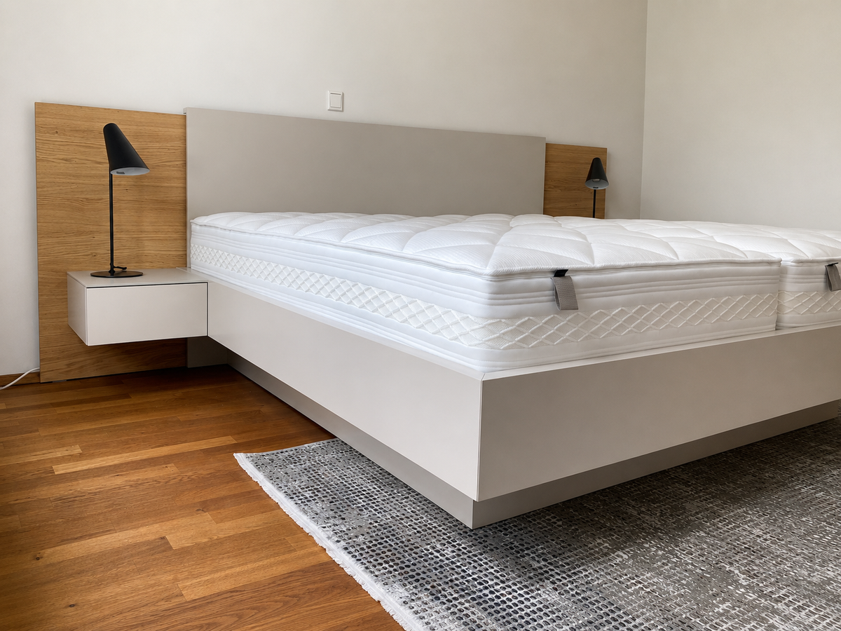Schlafzimmer in Gelsenkirchen-Buer: Als Gesamtlösung neu eingerichtet