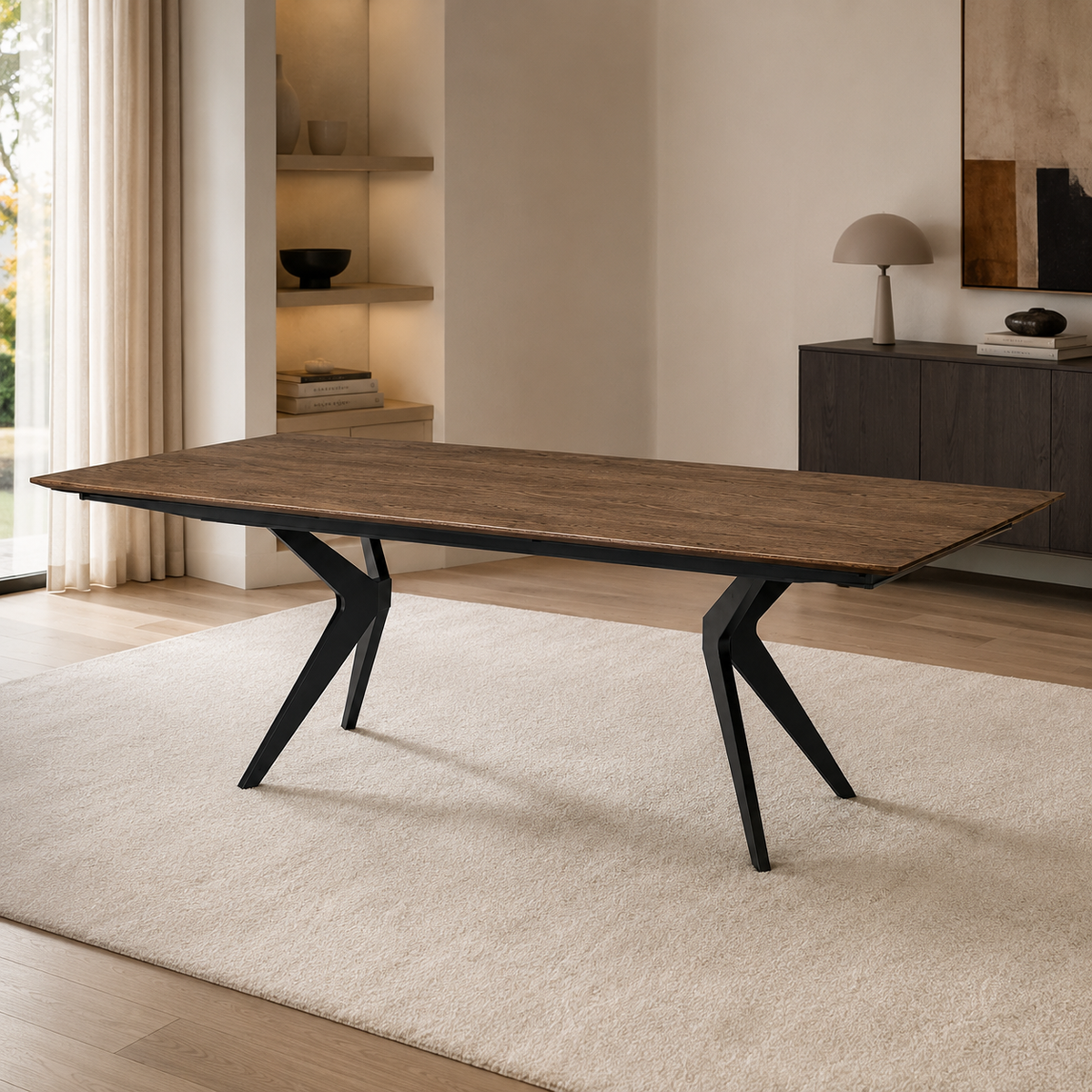 WILLISAU CAPRi Esstisch 180 × 95 cm, ausziehbar auf ca. 280 × 95 cm
