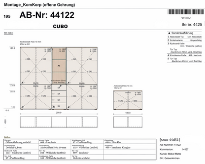 Sudbrock CUBO – individuell planbare Wohnwand mit Stauraum und Medienbereich