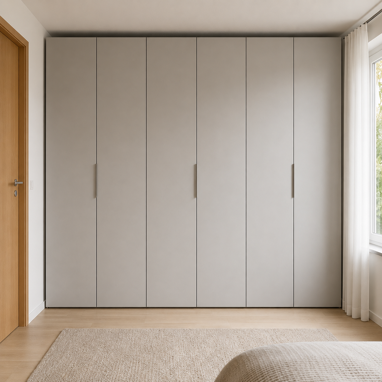 Sudbrock Miria Plus Kleiderschrank in Steingrau und Canagrau