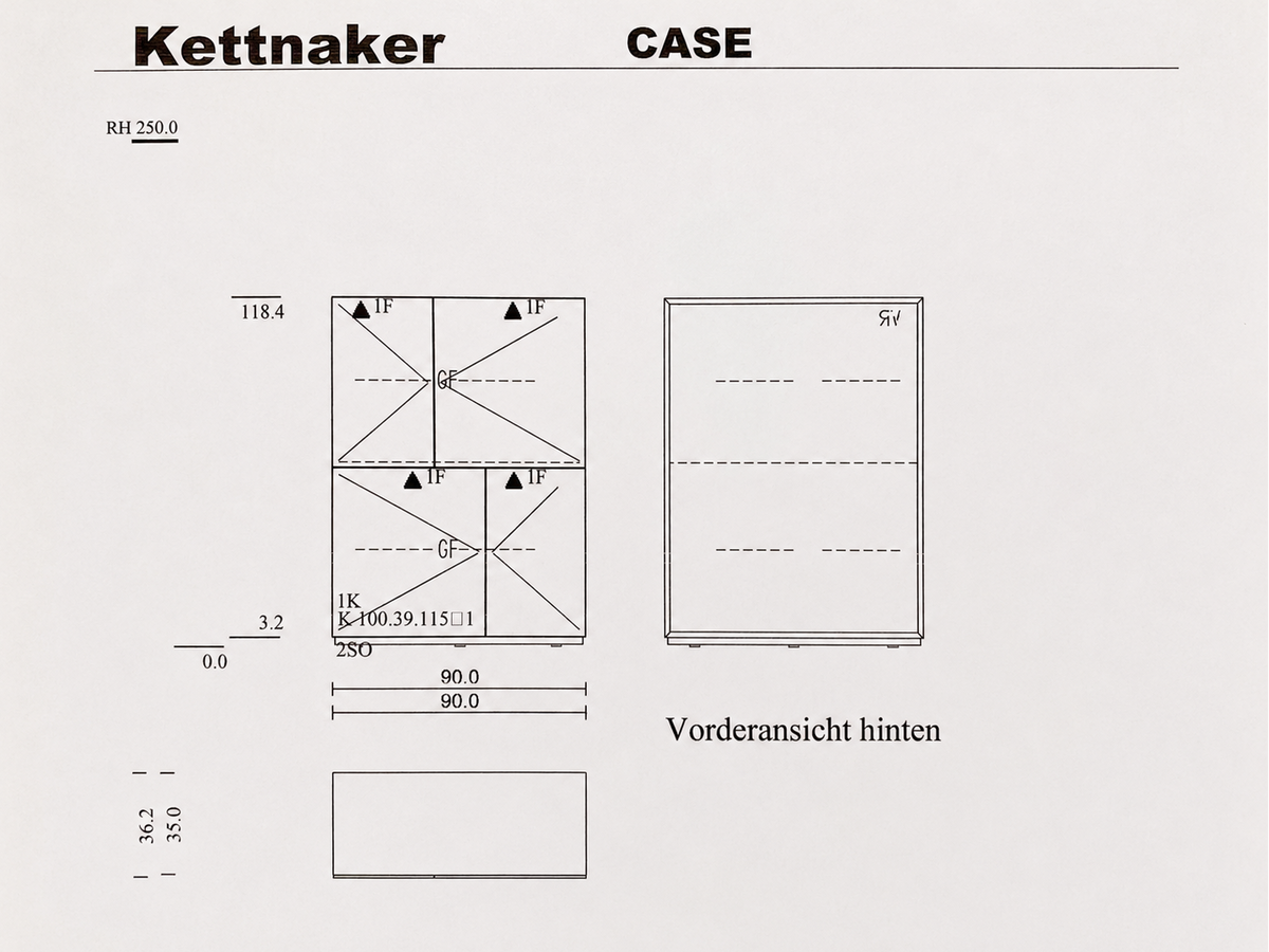Flur in Gelsenkirchen: Kettnaker CASE in Koralle