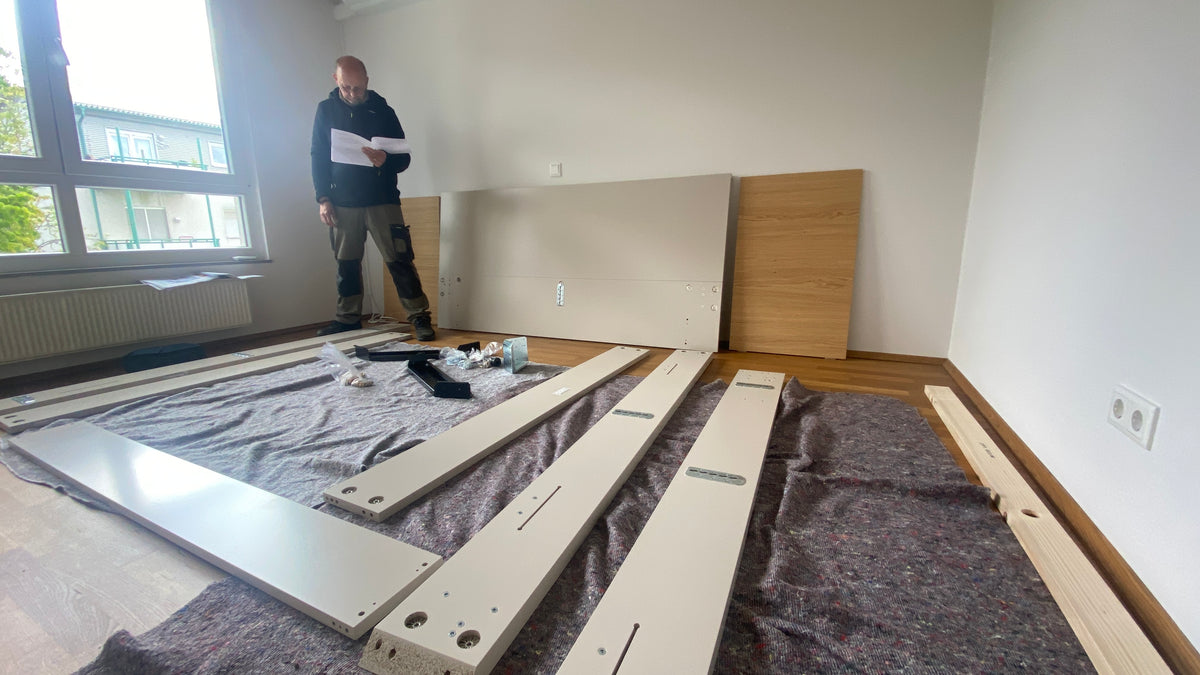 Schlafzimmer in Gelsenkirchen-Buer: Als Gesamtlösung neu eingerichtet