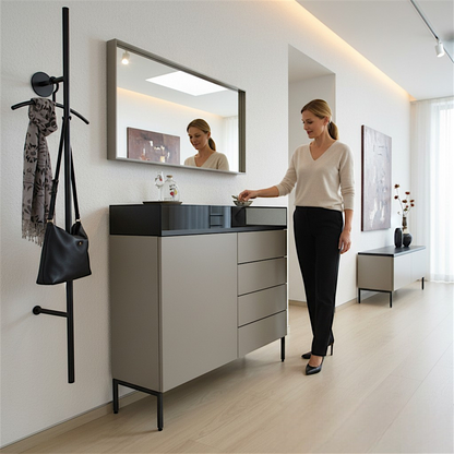 Sudbrock KAYA – modular planbares Garderobensystem für den Eingangsbereich