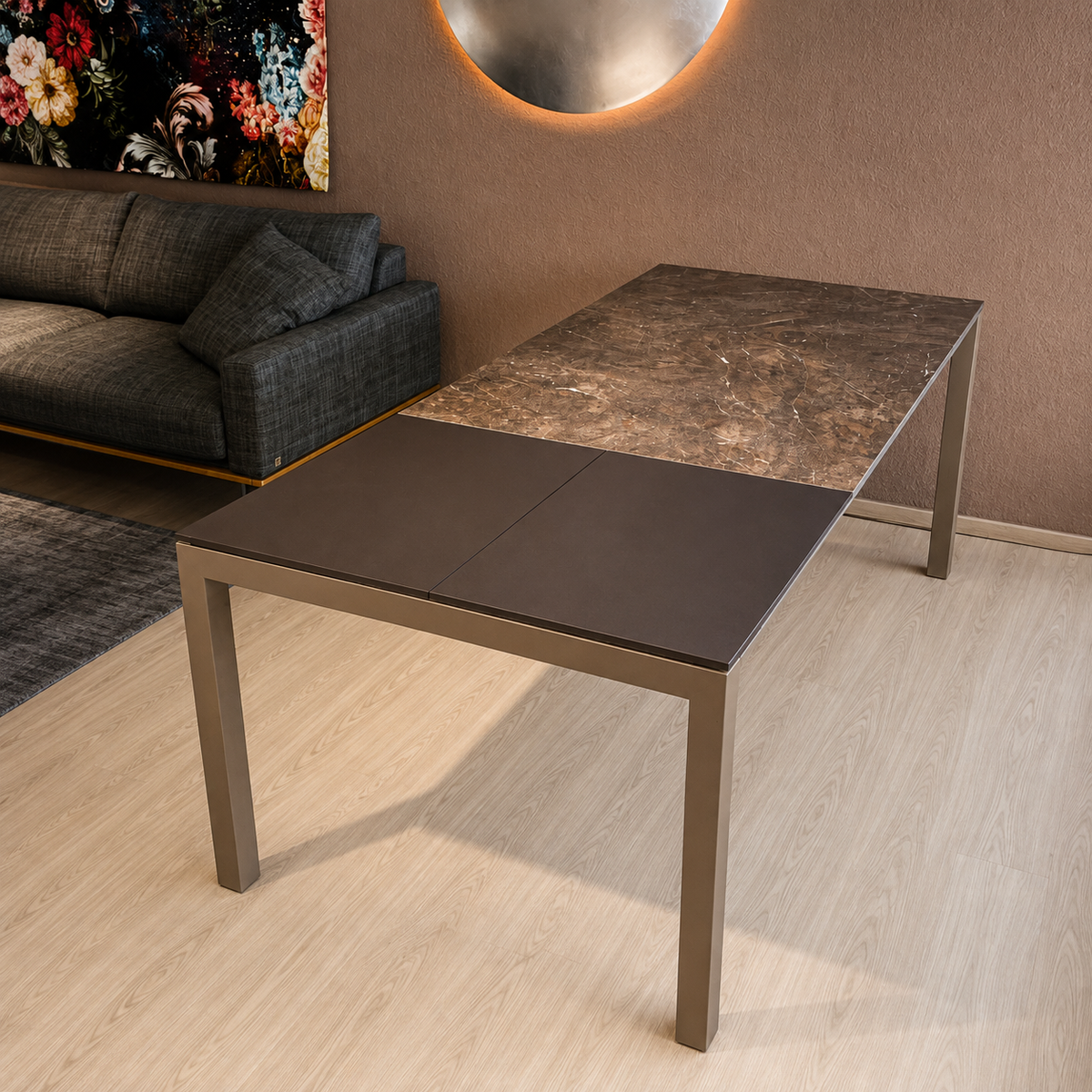 WILLISAU PRATO Ausziehtisch – kompakte Ausgangslänge ca. 145 cm