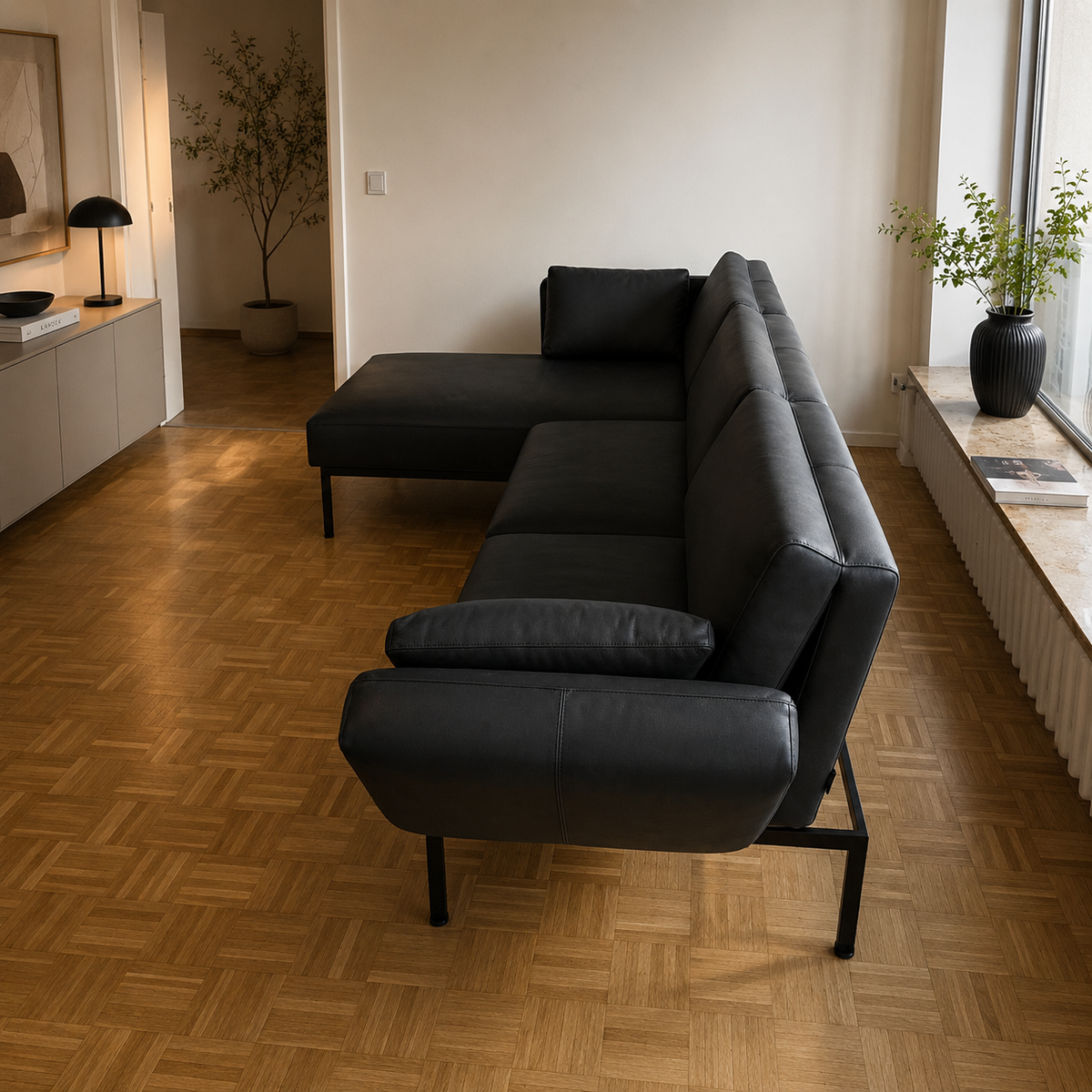 Brühl RORO MEDIUM Wohnlandschaft mit Dreh- und Vorschwenkfunktionen