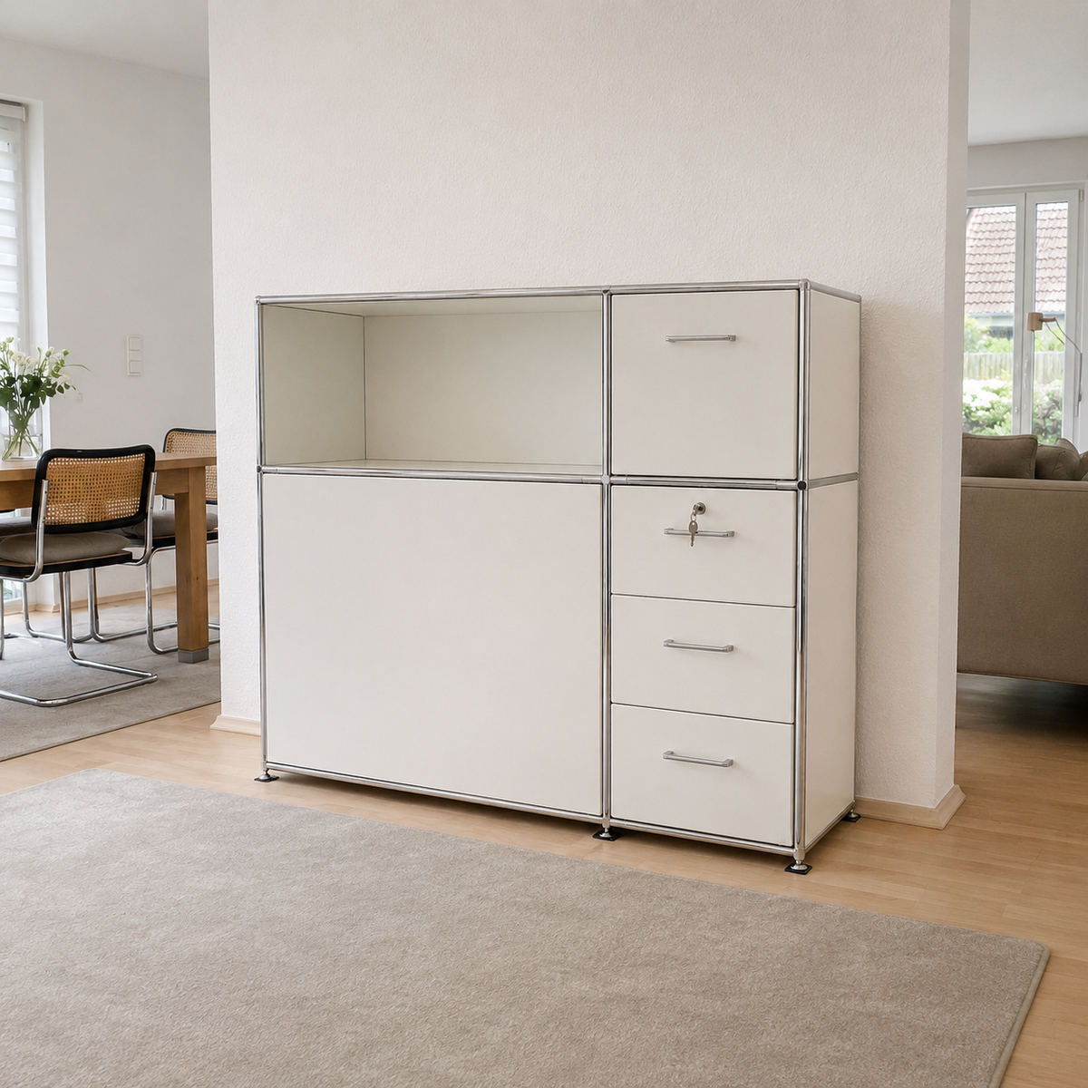 WK 410 MODULARI Klappschreibtisch mit integrierbarer Arbeitsfläche