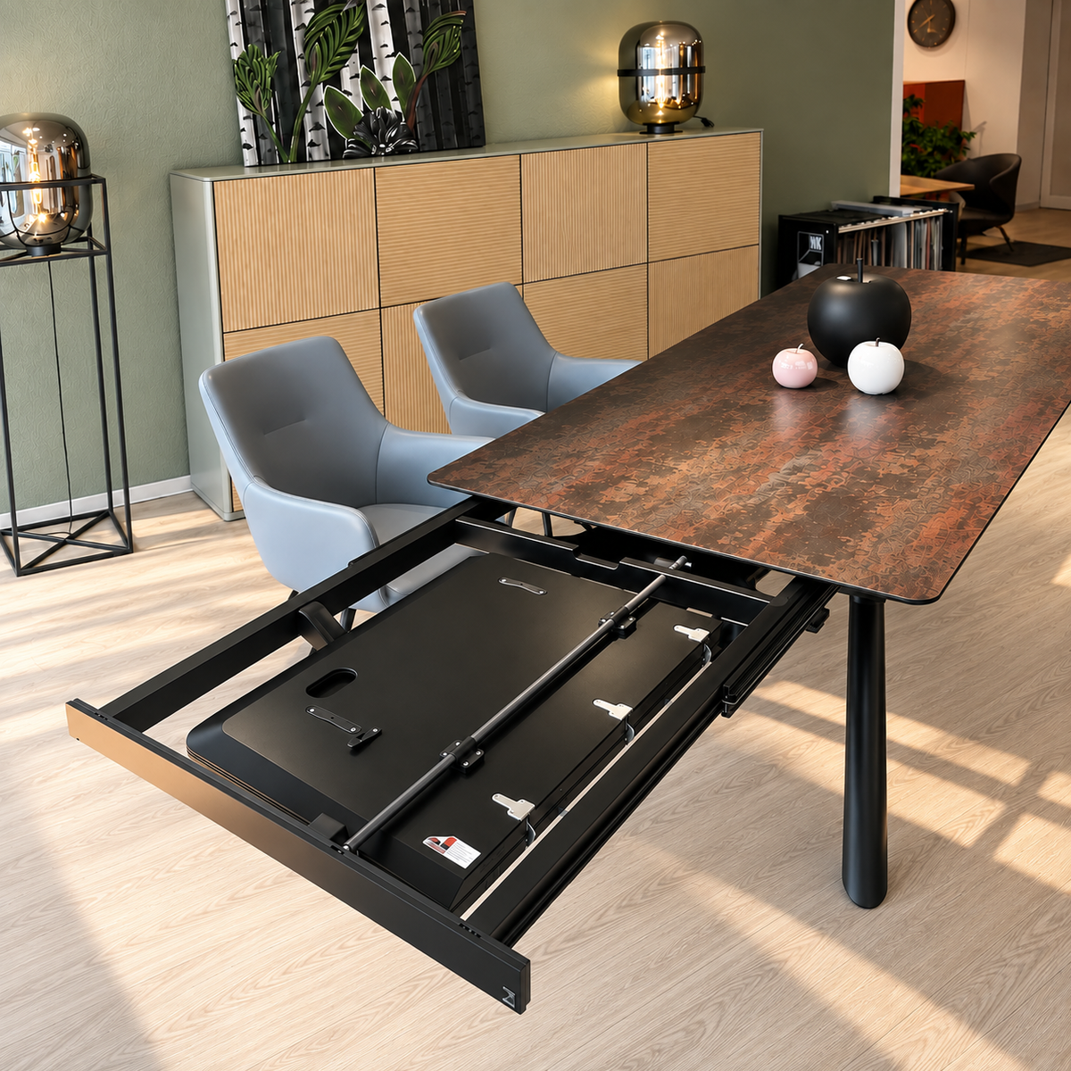 WK Wohnen WK 852 Ausziehtisch – Technische Details der Ausführung 240–320 cm