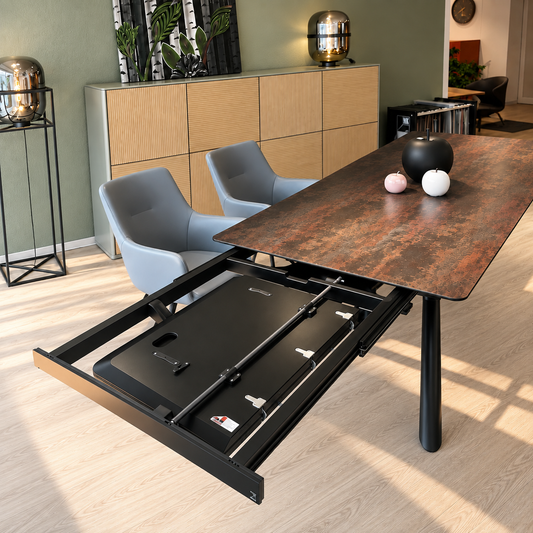 WK Wohnen WK 852 Ausziehtisch – Technische Details der Ausführung 240–320 cm