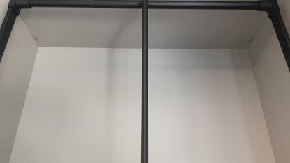Sudbrock Miria Plus Kleiderschrank in Steingrau und Canagrau